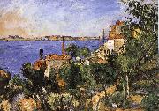 Paul Cezanne sea oil painting artist